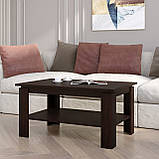 Стіл журнальний Еверест Соната СЖ-910 для вітальні венге темний (DTM-2137), фото 2