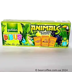 Бісквітне печиво із зображенням тварин Gullon Dibus Animals 200г Іспанія