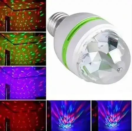 УЦЕНКА. Дисколампа LASER Rotating lamp, що обертається (Плохе паковання, тріщина на корпусі 929), фото 1