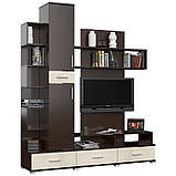 Стінка для вітальні Еверест Бриз + Пенал 18 венге + дуб молочний (DTM-2247), фото 2