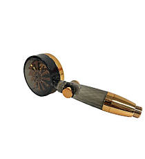 Обертова насадка для душу з перемикачем увімкнення/вимкнення паузи, висока економія води, фото 2