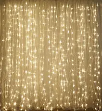 ОЧЕНКА! Світлодіодна гірлянда штора водоспад 240LED 2 * 2 метри led (Немає паковання 2418), фото 5