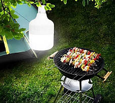 Лампа для кемпінгу на гачку акумуляторна із зарядкою Micro USB Solar BL HY-701 10W, фото 3