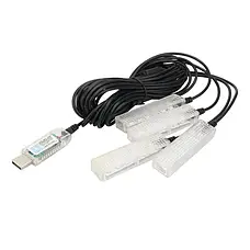 Автомобільна RGB-підсвітка салону з підтримкою програми 4 шт USB, фото 5