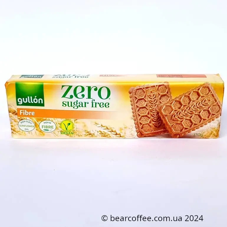 Печиво без цукру Gullon Diet Natur Fibra 170 грам Іспанія веган