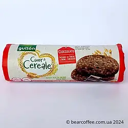 Злакове печиво з шоколадом без пальмової олії Gullon Cuor di Cereale Cioccolato 280г Іспанія