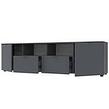 Тумба під ТВ Doros Рон 4 180х38х50 см Графіт (DRS-011299), фото 3