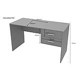 Офісний стіл Doros Т2 120х60х75 см Графіт (DRS-011311), фото 3