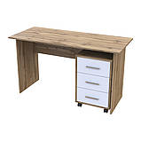 Офісний стіл Doros Т3 120х60х78 см Дуб тахо/Білий (DRS-011316), фото 3