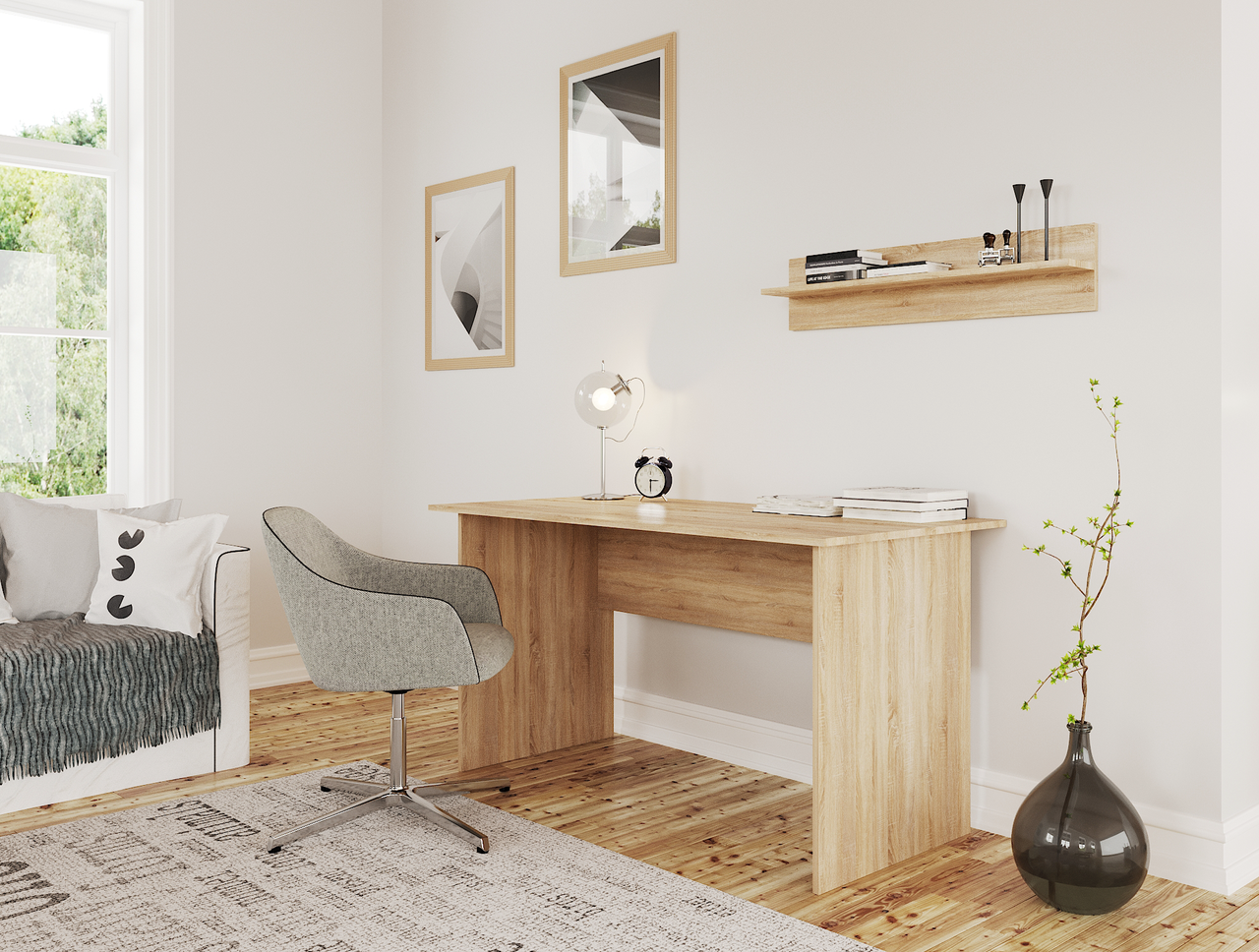 Офісний стіл Doros Т1 120х70х75 см Дуб cонома (DRS-011318), фото 1