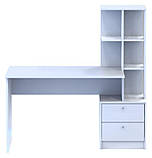 Офісний стіл Doros Т7 136х55х138 см Білий (DRS-011328), фото 4