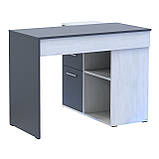 Офісний стіл Doros T8 100х83х75 см Біле дерево/Графіт (DRS-011358), фото 5