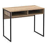 Стіл письмовий з полицею Doros Барт 100х55х78,1 см Дуб евок (DRS-011427), фото 3