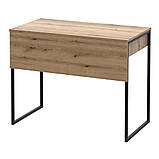 Стіл письмовий з полицею Doros Барт 100х55х78,1 см Дуб евок (DRS-011427), фото 5