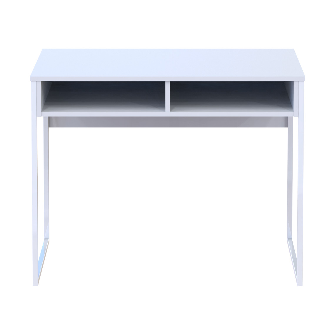 Стіл письмовий з полицею Doros Барт 100х55х78,1 см Білий (DRS-011428), фото 1