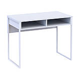 Стіл письмовий з полицею Doros Барт 100х55х78,1 см Білий (DRS-011428), фото 2