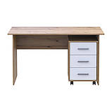 Офісний стіл Doros Т3 120х68х78 см Дуб евок/Білий (DRS-011445), фото 4