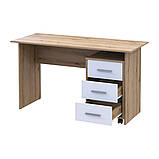 Офісний стіл Doros Т3 120х68х78 см Дуб евок/Білий (DRS-011445), фото 6