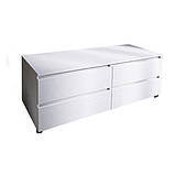 Тумба під телевізор Еверест ЛТВ-1400 Лайт 140х38х49 см Німфея Альба (DTM-4672), фото 2