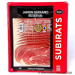 Істанський хамон нарізка Subirats jamon serrano 250 грам