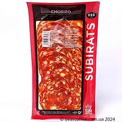 Ковбаса салямі чорізо Субіратс Subirats chorizo нарізка 100 грам