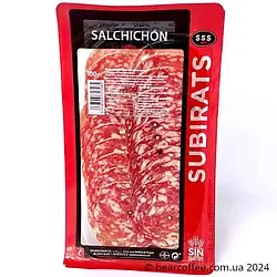 Ковбаса салямі Субіратс Subirats Salchichon нарізка 100 грам