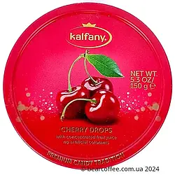 Льодяники вишневі в банці Kalfany Cherry Candies 150 грам Німеччина