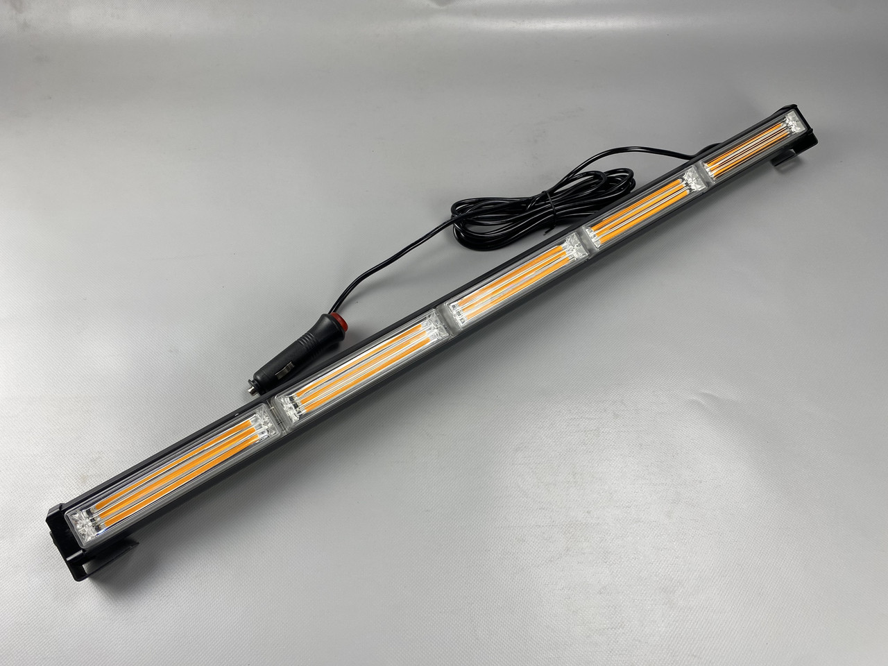 Стробоскоп LED на 5 секції 12 В/24 В (76x5.5x4.5cm) + пульт, 14 варіантів бурштинового спалаху, LED Chip COB, фото 1