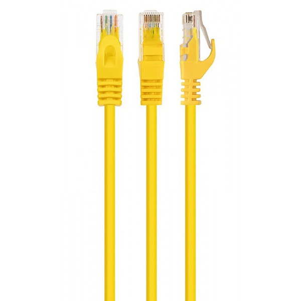 Патч-корд KINGDA U/UTP Cat.5e 5м Жовтий (PAUT3500-CU-YL)