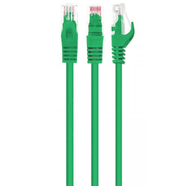 Патч-корд KINGDA U/UTP Cat.5e 3м Зелений (PAUT3300-CU-GN)