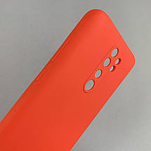 Силіконовий чохол з мікрофіброю для Xiaomi Redmi Note 8 Pro червоний d4q, фото 4