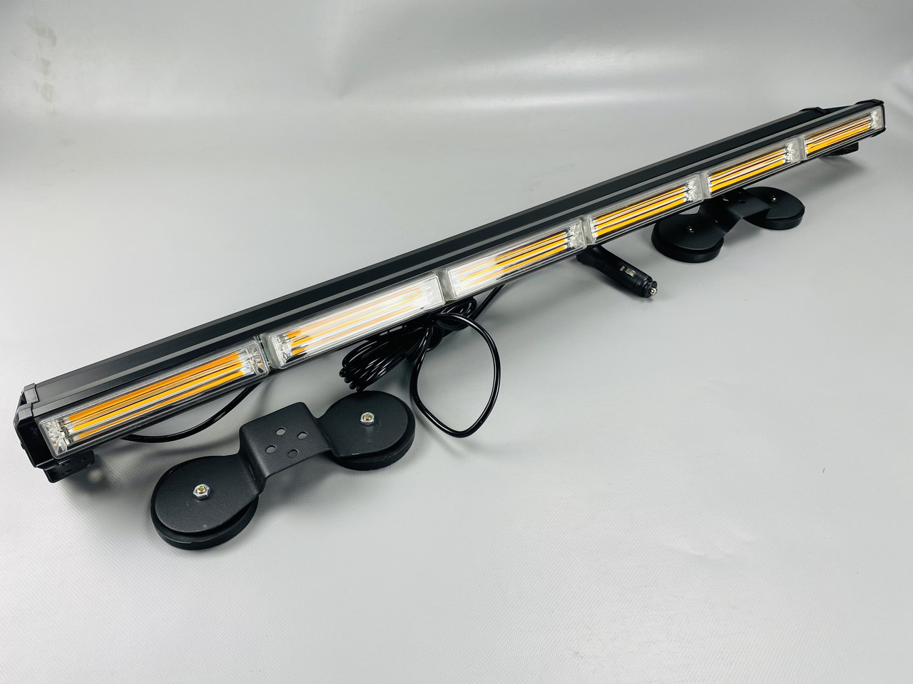 Стробоскоп LED 6 секції (Двосторонній) (89 см x 11 см x 6.5 см) 12/24V, бурштиновий спалах, chip COB діоди, фото 1