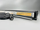 Стробоскоп LED 6 секції (Двосторонній) (89 см x 11 см x 6.5 см) 12/24V, бурштиновий спалах, chip COB діоди, фото 5