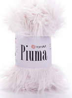 Пряжа Piuma YarnArt(мех)-4409 світлий беж