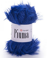 Пряжа Piuma YarnArt(мех)-4415 синій
