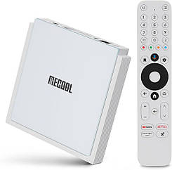 Смарт приставка MECOOL KM2 PLUS Deluxe Android Smart TV Box 4G 32G S905X4 WiFi6 1000M 4K ATV Box