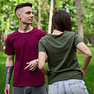 Футболка жіноча стрейчева Premium, Україна, хакі, 010746, фото 6