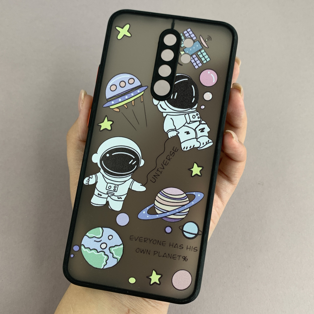 Чохол для Xiaomi Redmi 9 чохол з принтом на телефон сяомі редмі 9 чорний pcr
