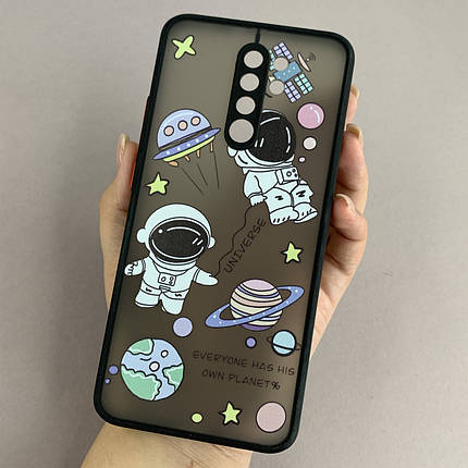 Чохол для Xiaomi Redmi 9 чохол з принтом на телефон сяомі редмі 9 чорний pcr, фото 1