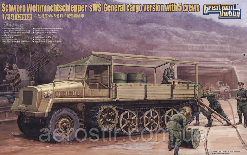 SWS з екіпажем 1/35 GWH L3512, фото 1