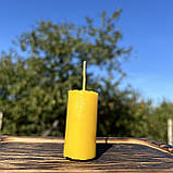 Свічка воскова натуральна 55*30 мм., фото 3