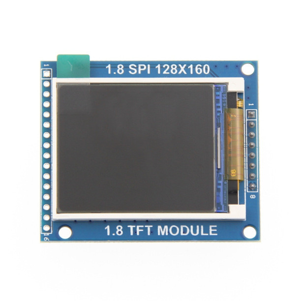 TFT РК-модуль MSP1804, 1,8″ SPI 128х160, 16BIT RGB 65K, слот SD, ST7735S, QDtech