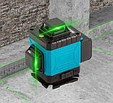 Лазерний нівелір 16-лінійний зелений 9051, фото 10