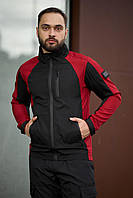 Куртка чоловіча soft shell light iForce червона сезон весна осінь без капюшона спортивна