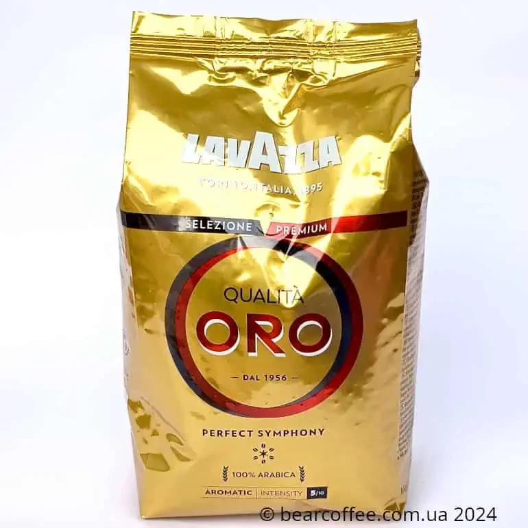 Кава в зернах Лавацца кваліта оро Lavazza Qualita Oro 1 kg Італія, фото 1