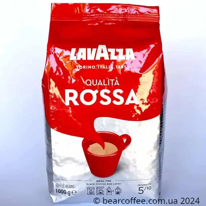 Кава в зернах Лавацца росса Lavazza Qualita Rossa 1кг Італія