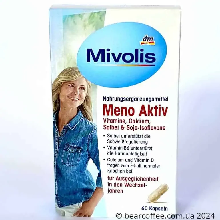 Mivolis Meno Aktiv Вітамінний комплекс для жінок 60 капсул