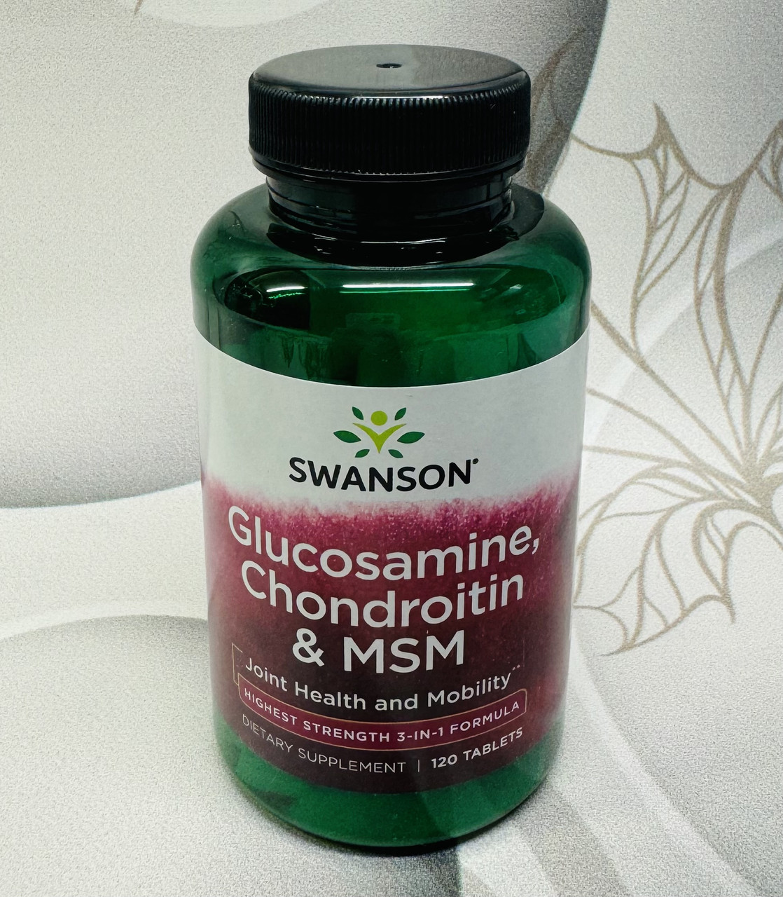 Вітаміни для суглобів Хондропротектор Swanson Glucosamine Chondroitin MSM