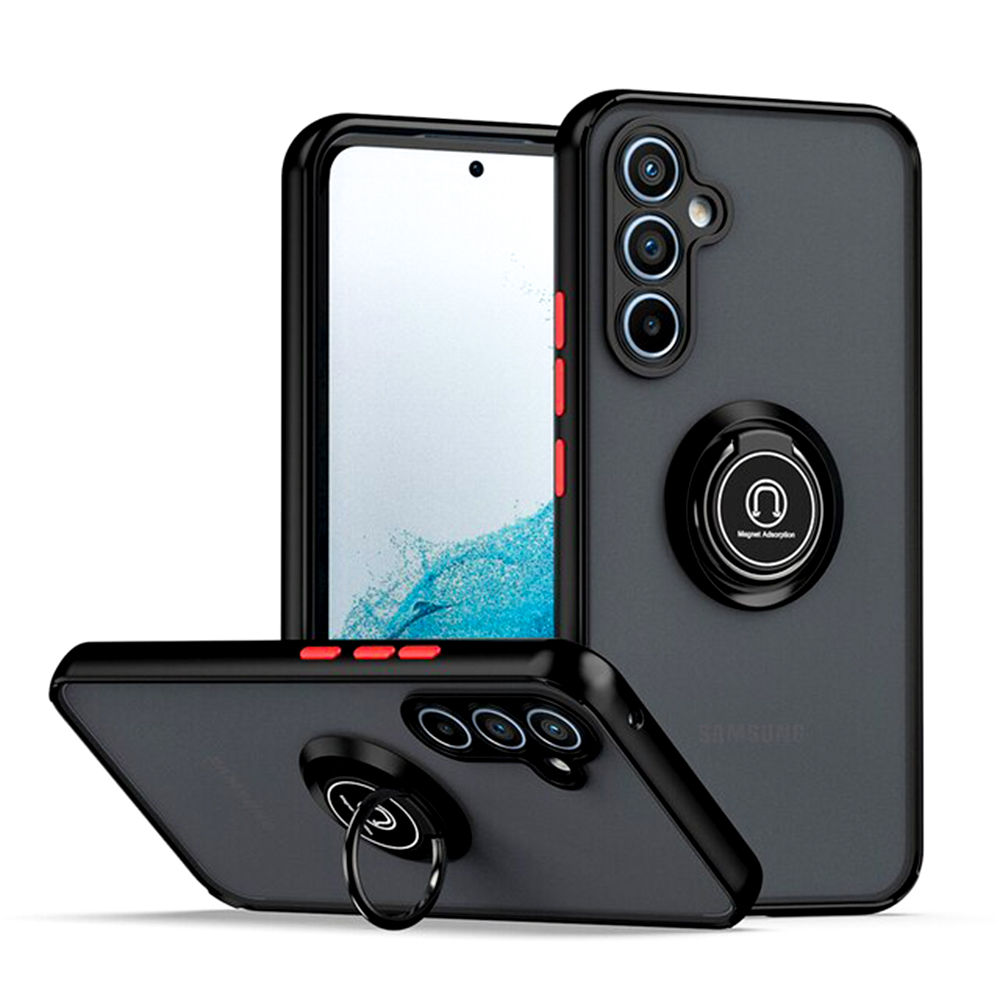 Чохол бампер GKK LikGus Magnetic Ring з підставкою для Samsung Galaxy A35 5G Black
