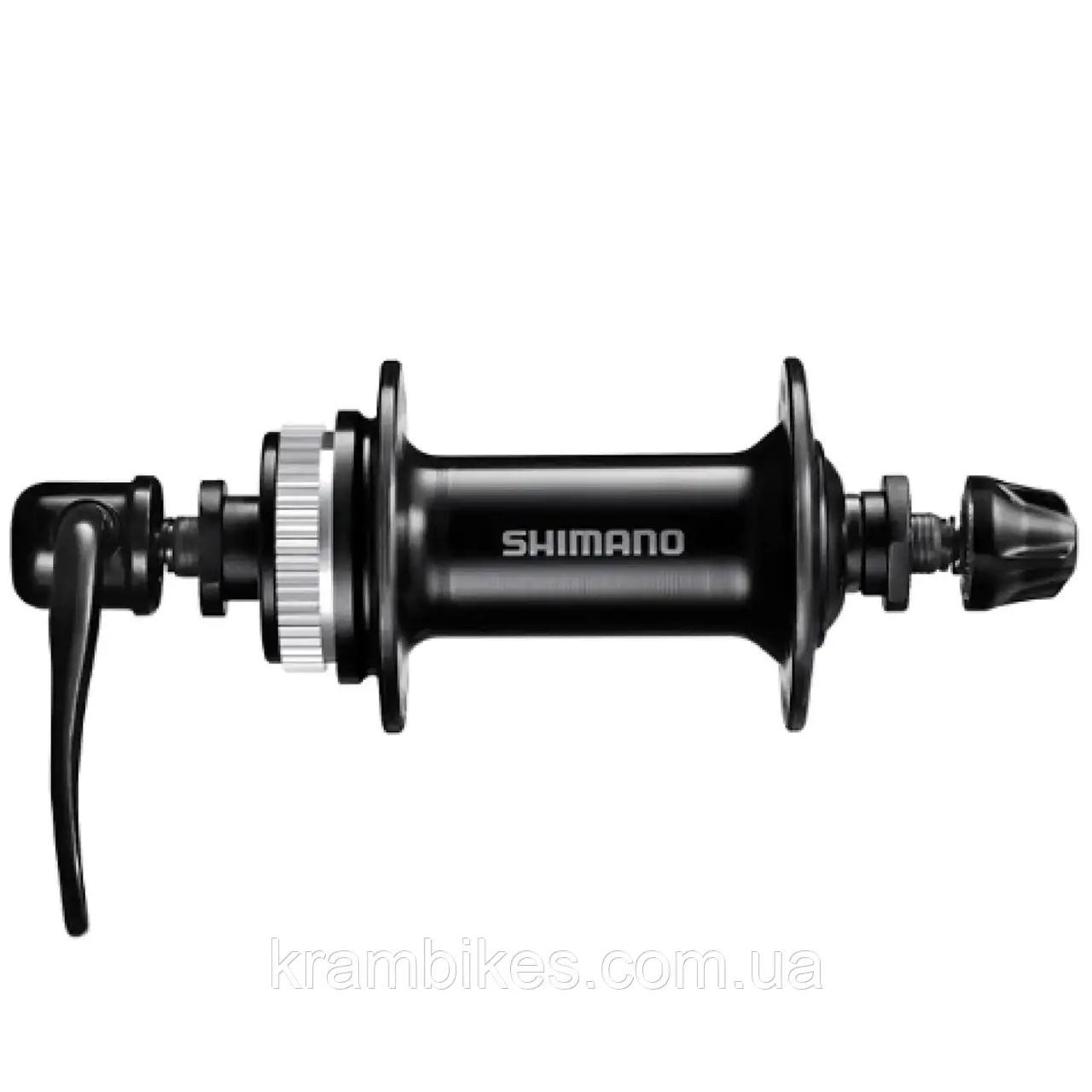Втулка передня Disc Center Lock  36 Shimano  HB-M495A non-series Ексцентрик чорна